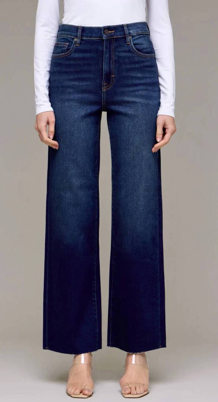 NEW HIDDEN logan high rise jean in blue